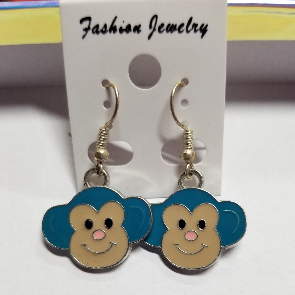 Vintage Monkey Earrings